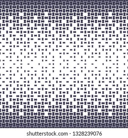 fading halftone geometric vector border pattern
