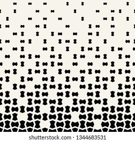 fading halftone geometric vector border pattern
