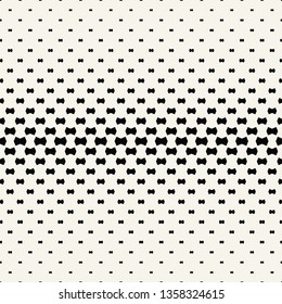 fading halftone geometric vector border pattern