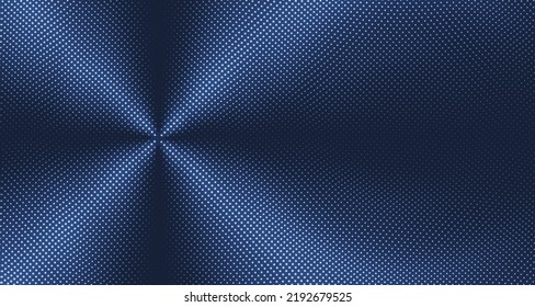 Fading Pattern Of Solid Circle Dots. Wavy Dotted Background. 3d Vector Illustration With Particles.