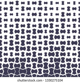 fading seamless geometric vector border pattern