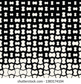 fading seamless geometric vector border pattern