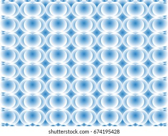 fading sky Crescent Moon eye gradient art pattern in vector