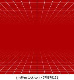 Fading and vanishing grid, mesh 3d abstract background