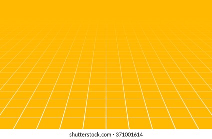 Fading and vanishing grid, mesh 3d abstract background