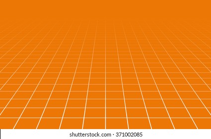 Fading and vanishing grid, mesh 3d abstract background