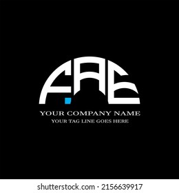 FAE letter logo creative design with vector graphic