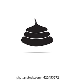 Faeces sign icon