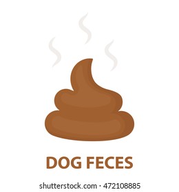Icono de vector de heces en estilo de caricatura para web