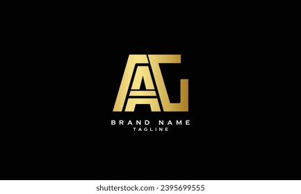 FAG, FGA, AFG, AGF, GAF, GFA, Abstract initial monogram letter alphabet logo design