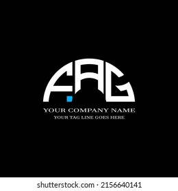 FAG letter logo creative design with vector graphic