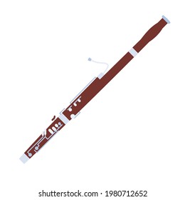 Fagott bassoon. Vector illustration that is easy to edit.