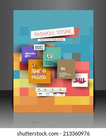 Fahion Shopping Center Flyer Template