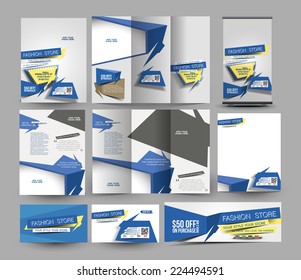 Fahion Store Stationery Set Template
