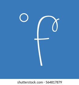 Fahrenheit degree vector. Weather icon
