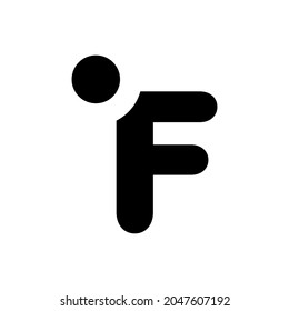 Icono de Fahrenheit sobre fondo blanco