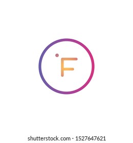 Fahrenheit  - Line Vector Icon