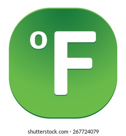 Fahrenheit symbol icon