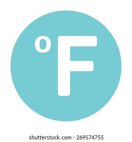 Fahrenheit symbol icon