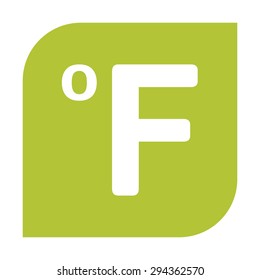 Fahrenheit symbol icon
