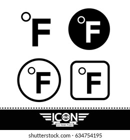 fahrenheit symbol icon