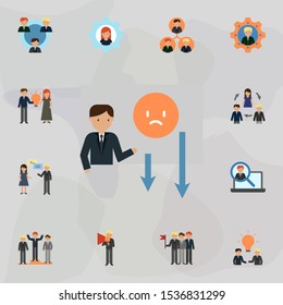 Fail color icon. Universal set of business for website design and development, app development