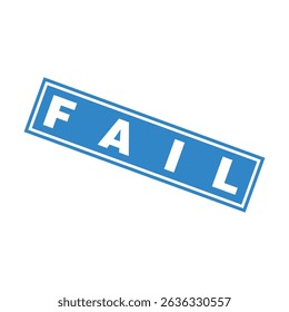 Projeto de modelo de carimbo de letra de falha