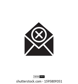 Fail message icon, design inspiration vector template for interface and any purpose
