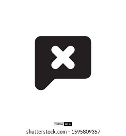 Fail message icon, design inspiration vector template for interface and any purpose