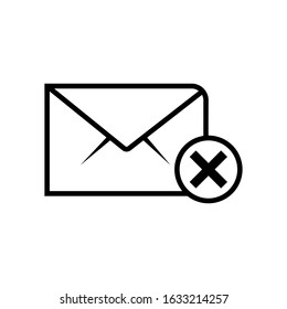 Fail message icon, design inspiration vector template for interface and any purpose