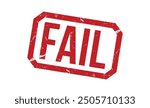 Fail rubber stamp on white background. Fail Stamp.