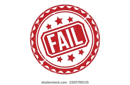 Fail rubber stamp on white background. Fail Stamp.