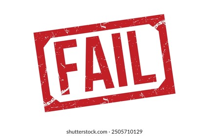 Fail rubber stamp on white background. Fail Stamp.