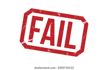 Fail rubber stamp on white background. Fail Stamp.