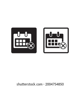 fail schedule icon , agenda icon vector