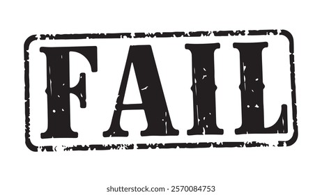 "FAIL" stamp in black text on a white background.