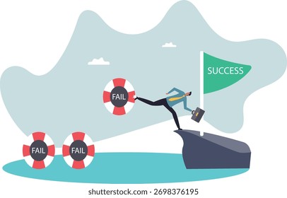 Fail to success, using failure to be lesson learn and creativity to achieve business success .about a man and his life.