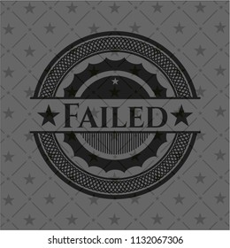 Failed realistic dark emblem