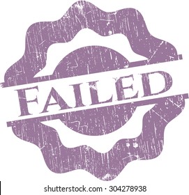 Failed rubber seal