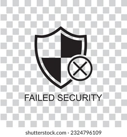 failed security icon , safety icon