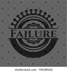 Failure black emblem. Vintage.