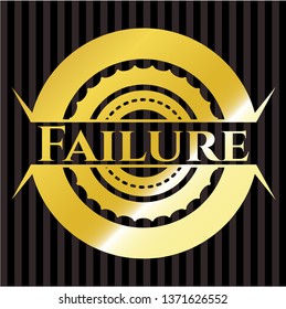 Failure golden emblem