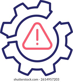 Failure Icon Color Vector Illustration