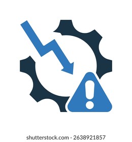 Failure Icon Mixed Vector Illustration