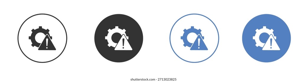 Icono de fallo simple Vector minimalista EPS