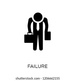 Failure icon. Failure symbol design from Activity and Hobbies collection. Simple element vector illustration on white background.