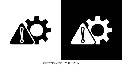 Failure icon symbols. Vector illustration.