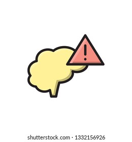 failure icon vector design full colour