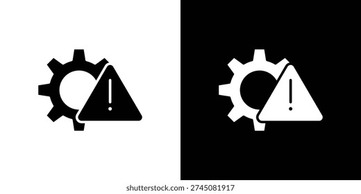 Failure icon vector illustration glyph style designs for web.