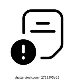 Ilustración de diseño de símbolo de Vector de icono de falla
